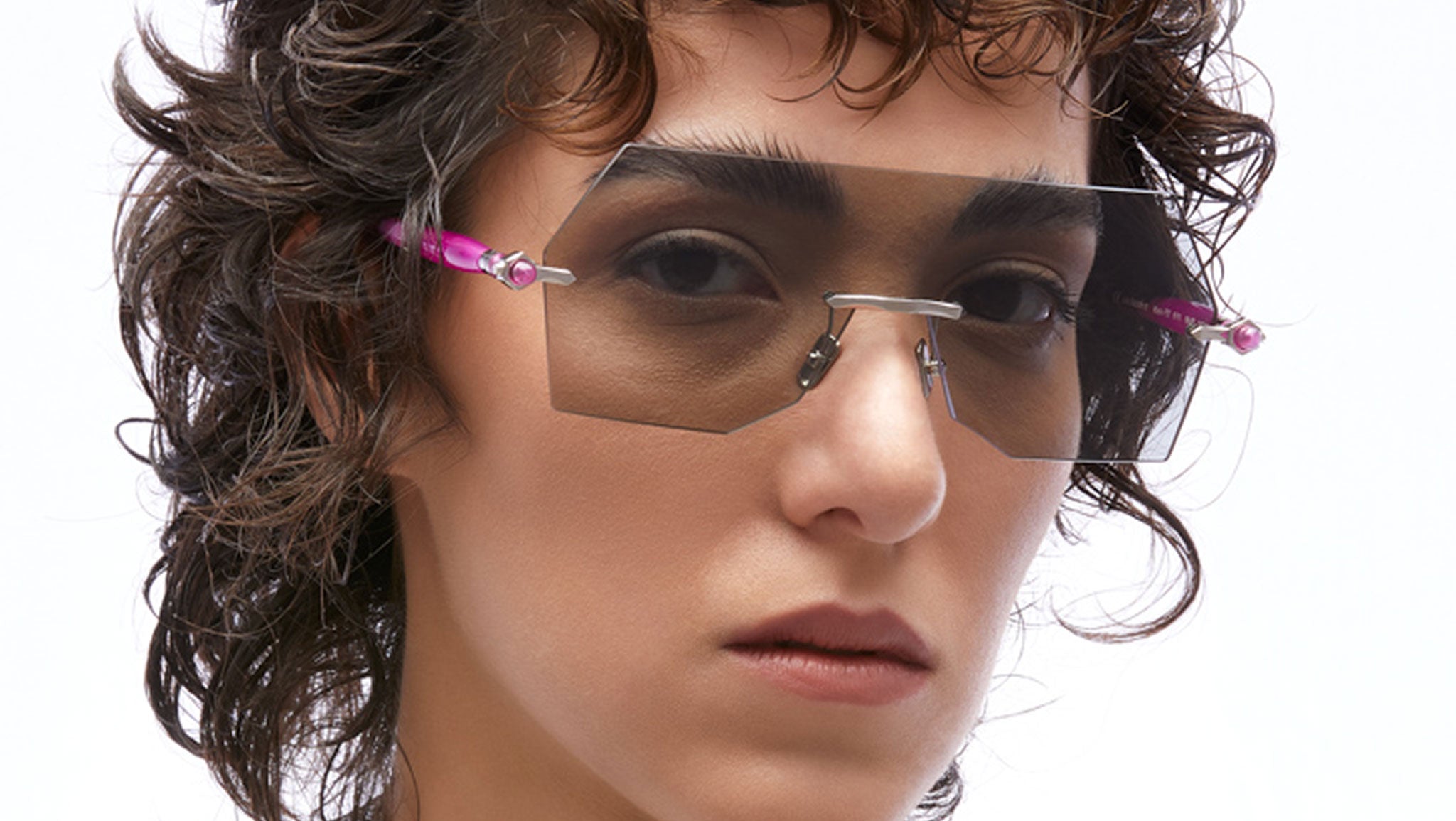 Occhiali da sole KUBORAUM P90 Silver cyclamen havana fuchsia
