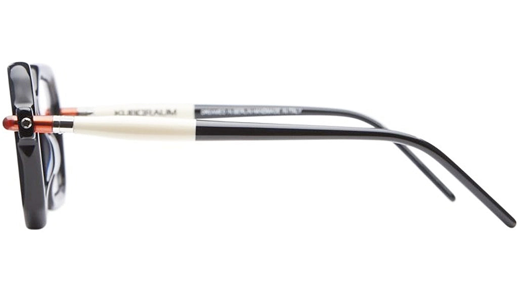 Occhiali da vista KUBORAUM P9 Black shine and cream