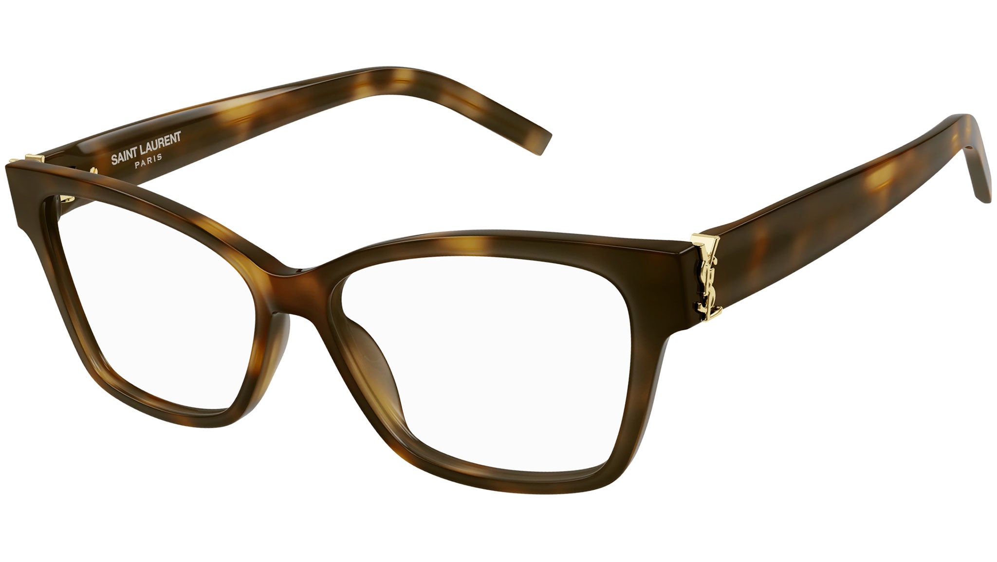 Occhiali da vista SAINT LAURENT SLM116 Shiny medium havana