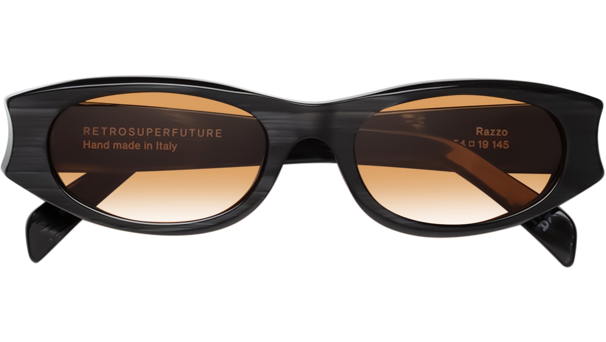 Occhiali RETROSUPERFUTURE Razzo Striped black fiammato