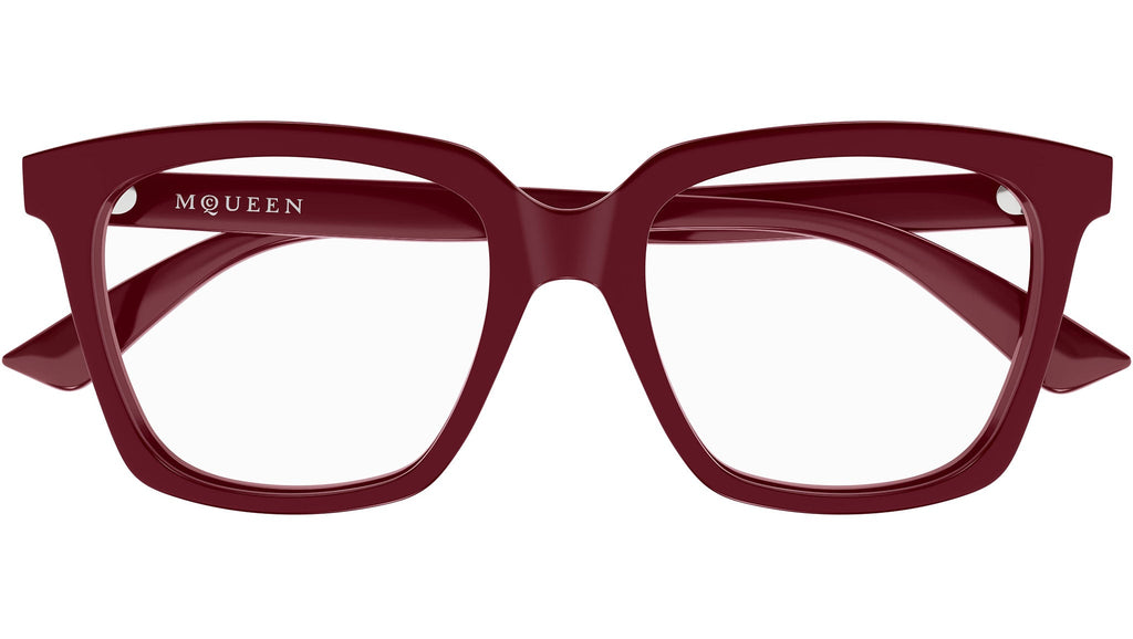 Occhiali da vista ALEXANDER MCQUEEN AM0513O Shiny solid burgundy