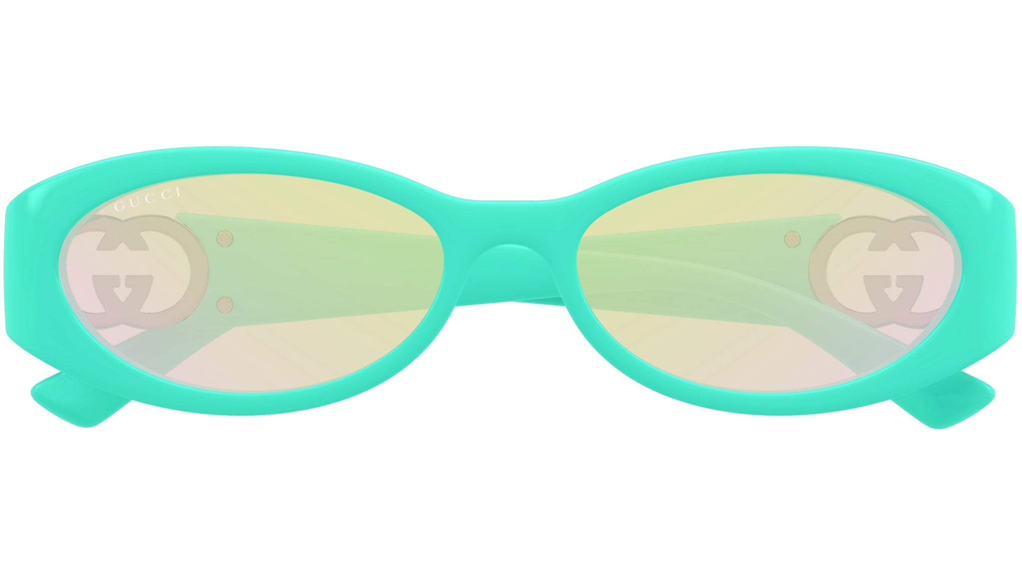 Occhiali da sole GUCCI GG1660S Shiny solid turquoise
