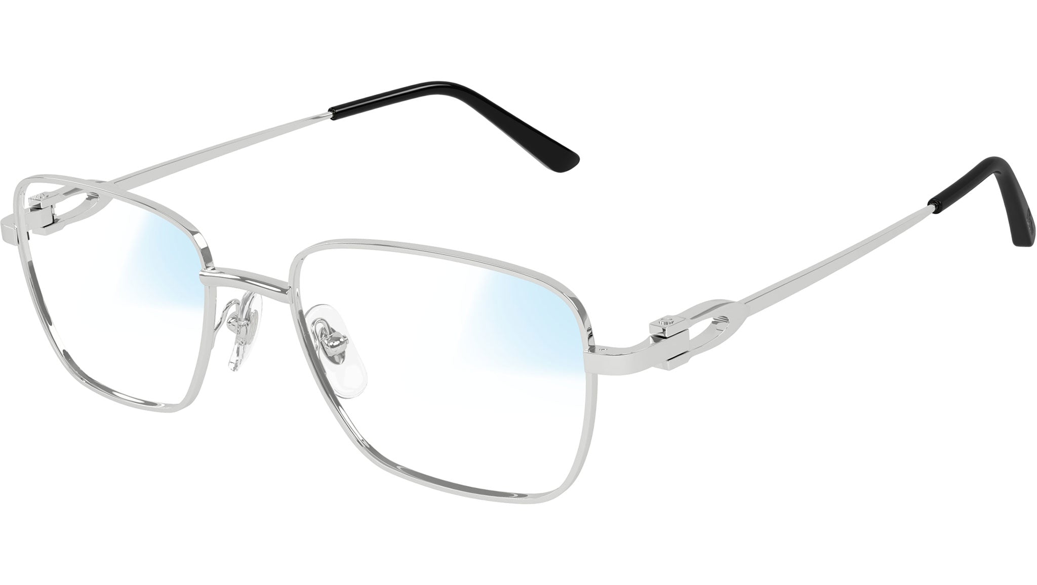 Occhiali da sole CARTIER CT0519S Smooth platinum finish