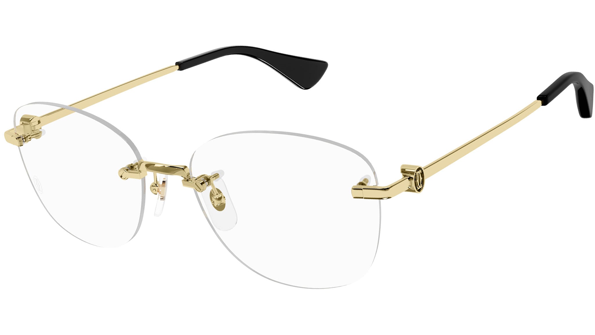 Occhiali da vista CARTIER CT0414O Smooth golden finish
