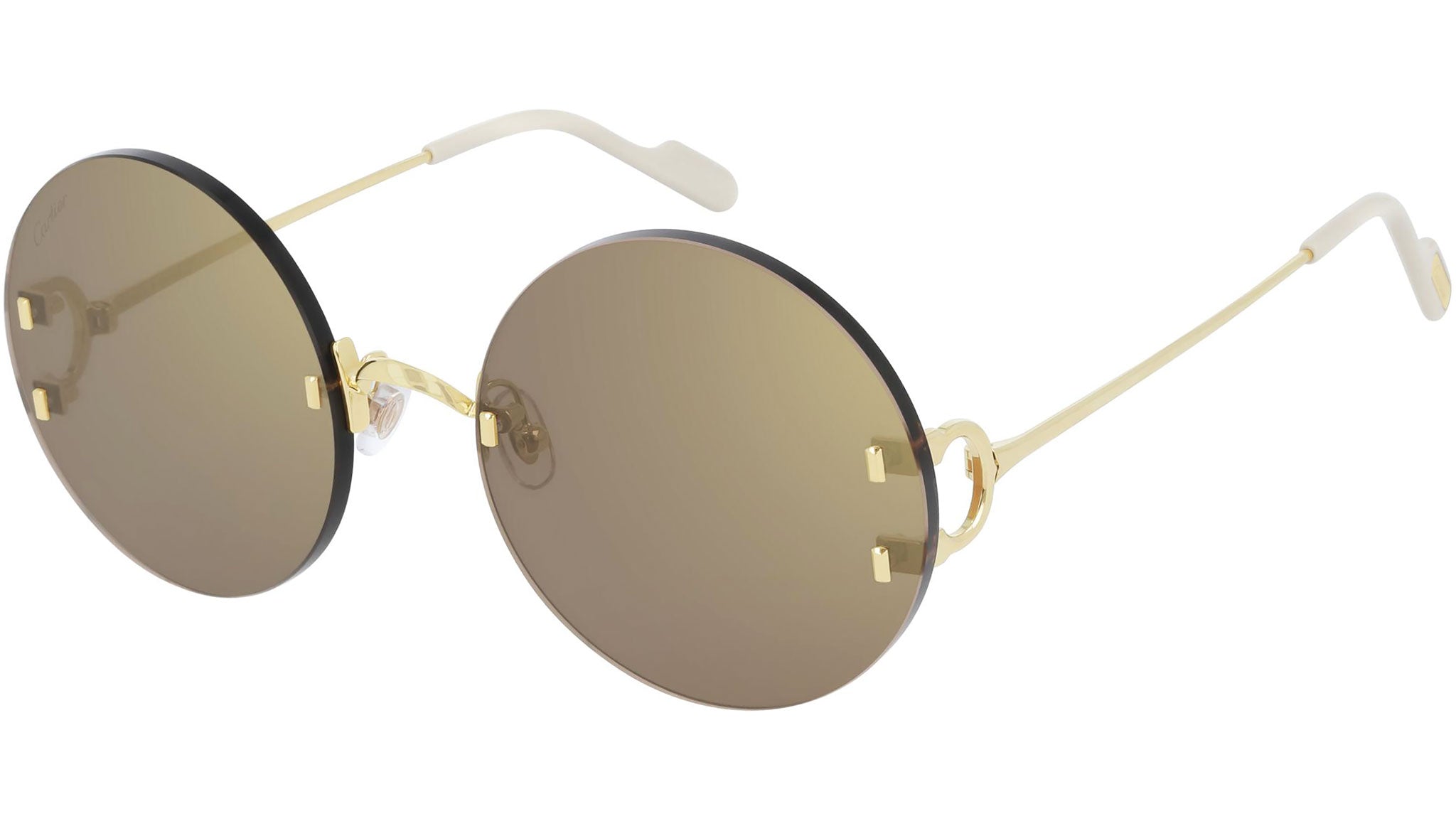 Occhiali da sole CARTIER CT0152S Smooth champagne golden