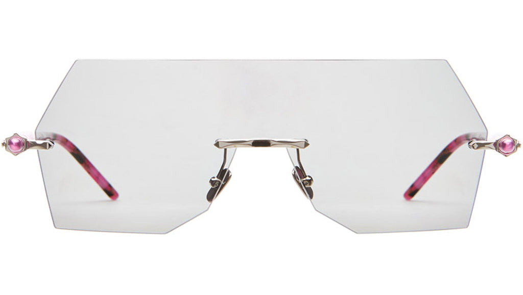 Occhiali da sole KUBORAUM P90 Silver cyclamen havana fuchsia