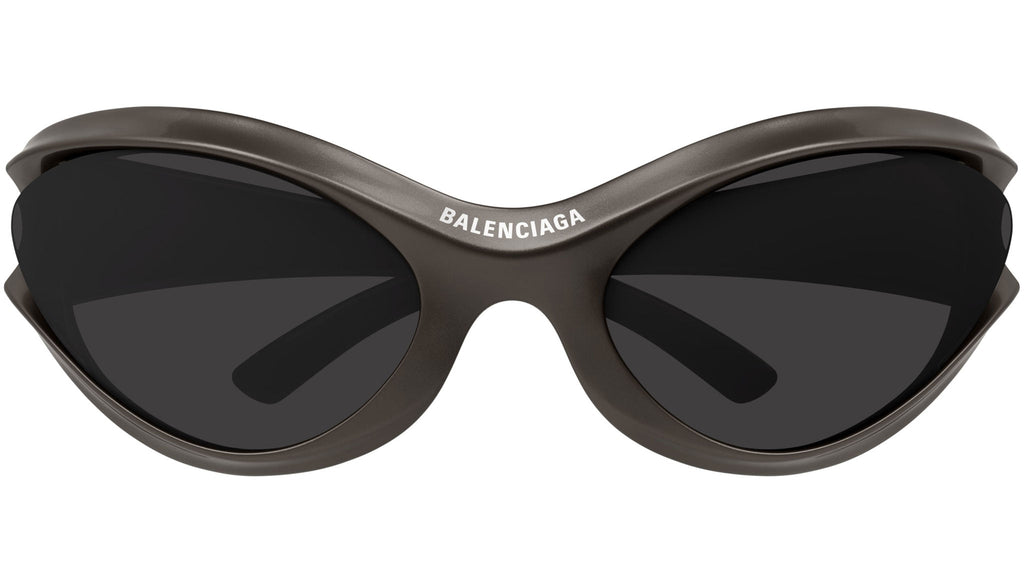 Occhiali da sole BALENCIAGA BB0317S Shiny solid metallic warm grey