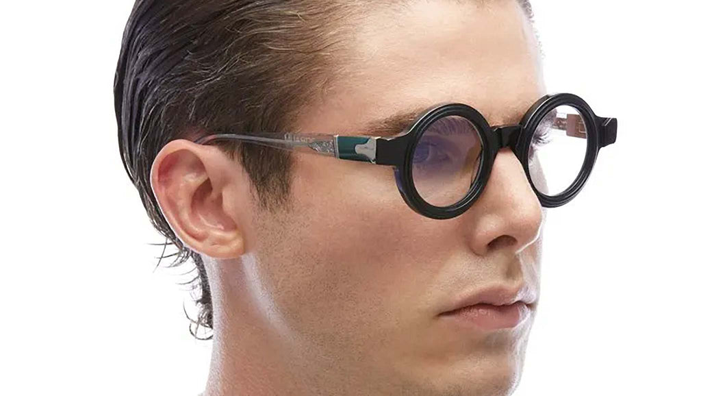 Occhiali da vista KUBORAUM S2 Black shine and transparent grey
