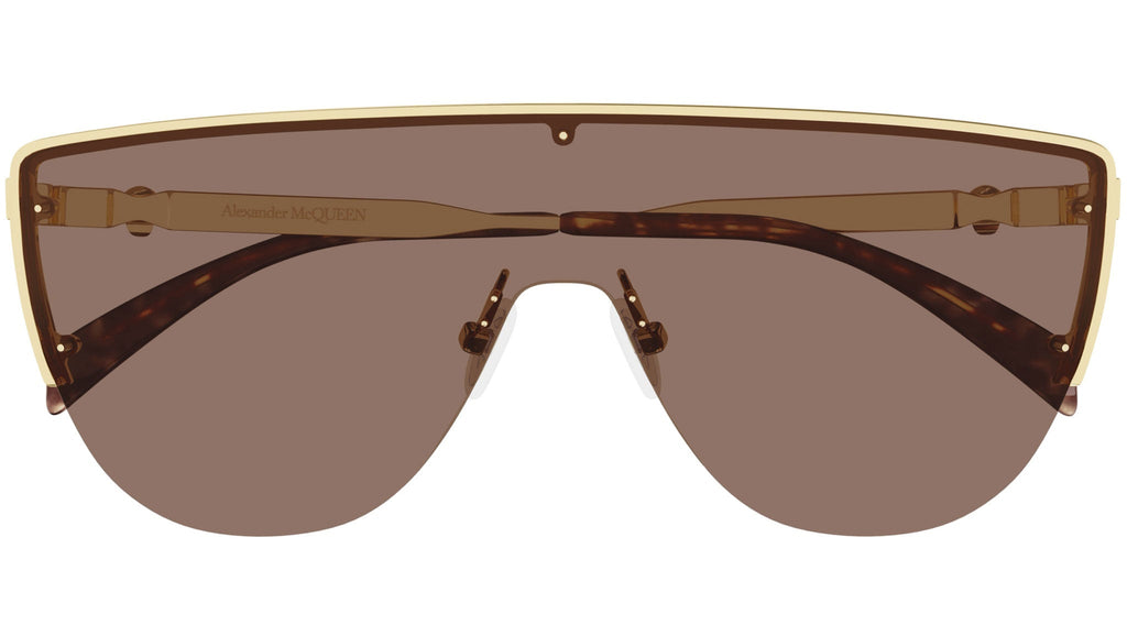 Occhiali da sole ALEXANDER MCQUEEN AM0457S Shiny light gold