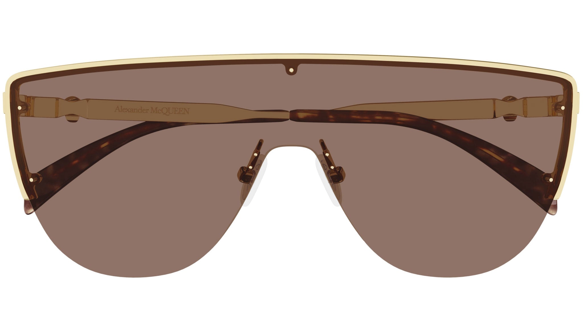 Occhiali da sole ALEXANDER MCQUEEN AM0457S Shiny light gold