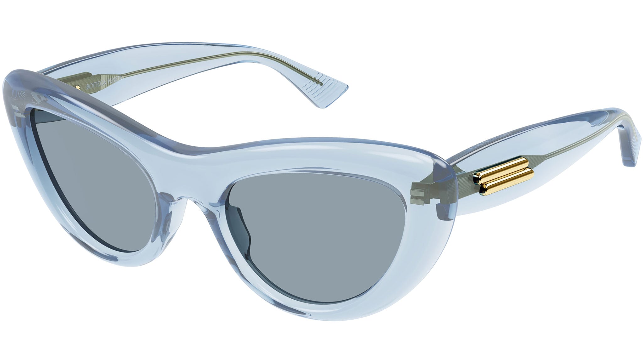 Occhiali da sole BOTTEGA VENETA BV1282S Shiny transparent light blue