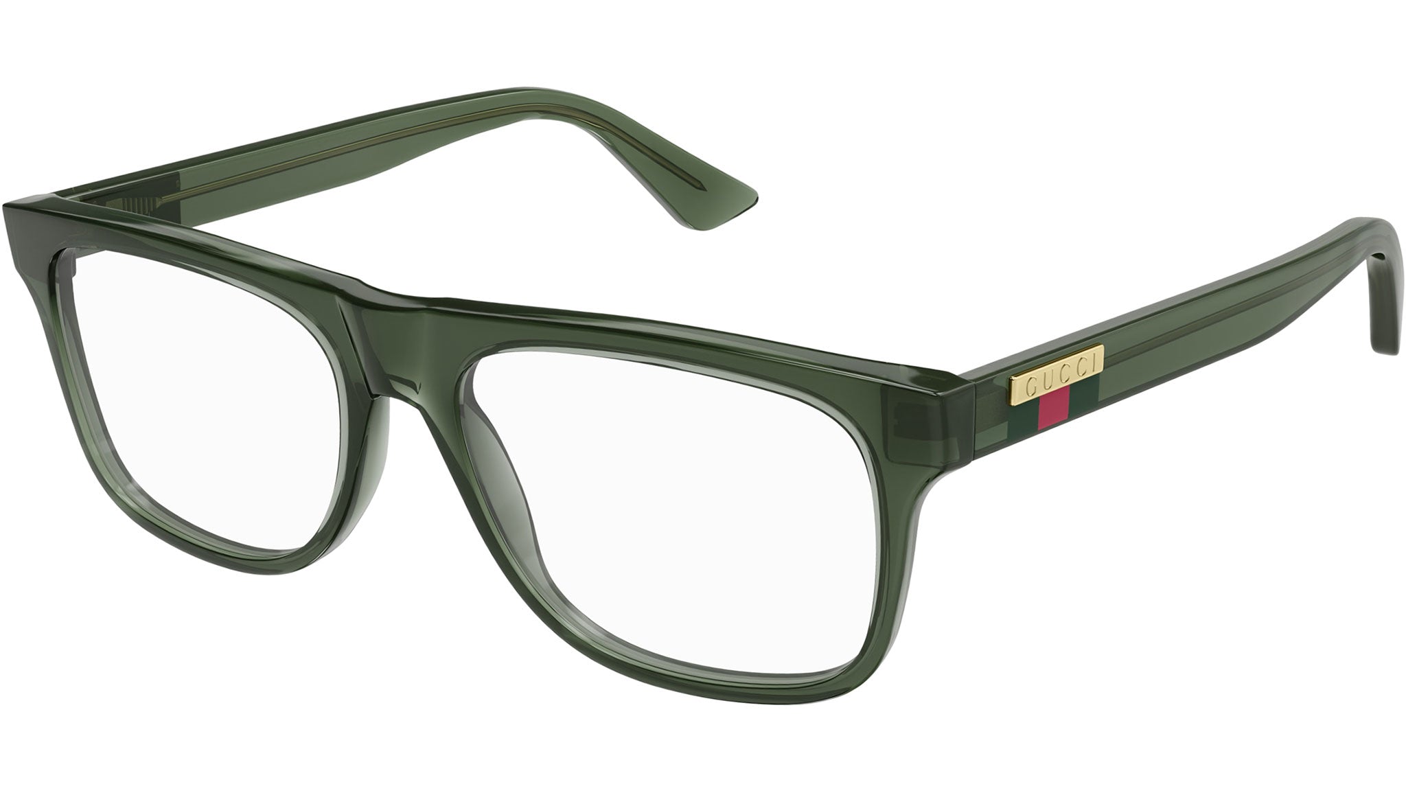 Occhiali da vista GUCCI GG1117O Shiny transparent green