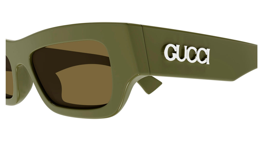 Occhiali da sole GUCCI GG1839S Shiny solid olive green