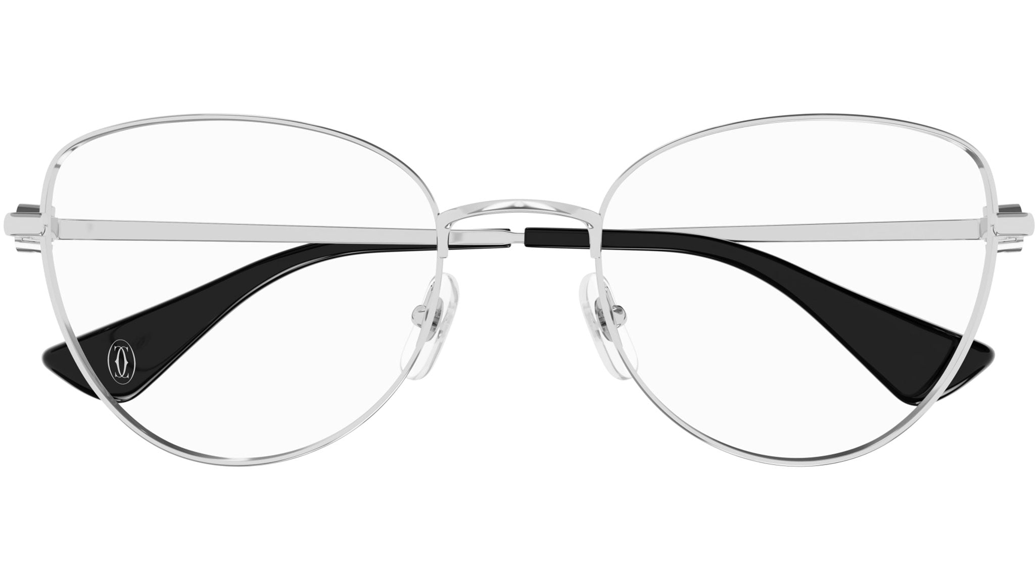 Occhiali da vista CARTIER CT0490O Smooth platinum finish