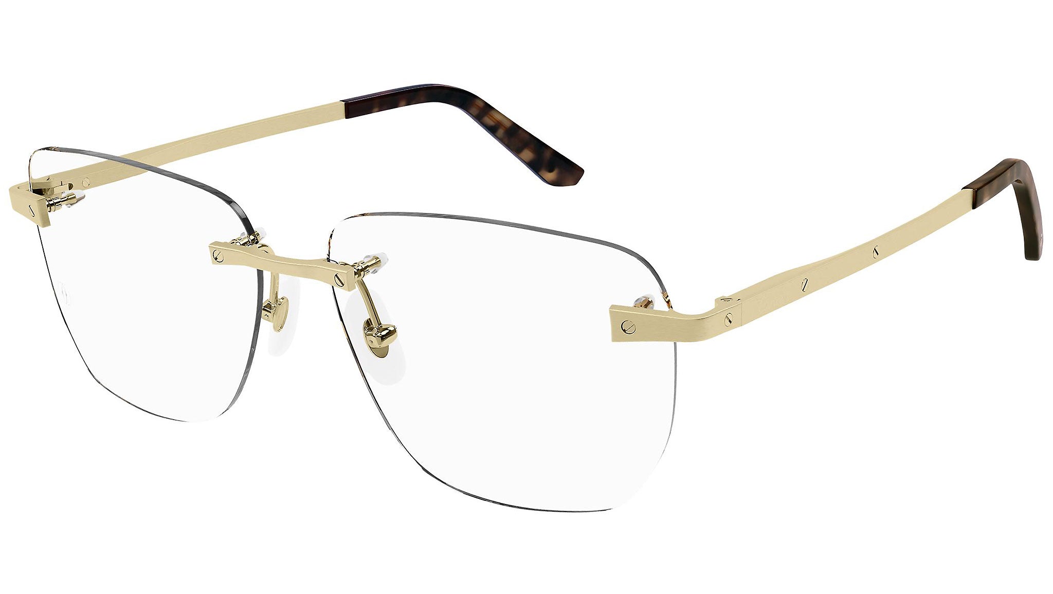 Occhiali da vista CARTIER CT0336O Brushed golden finish