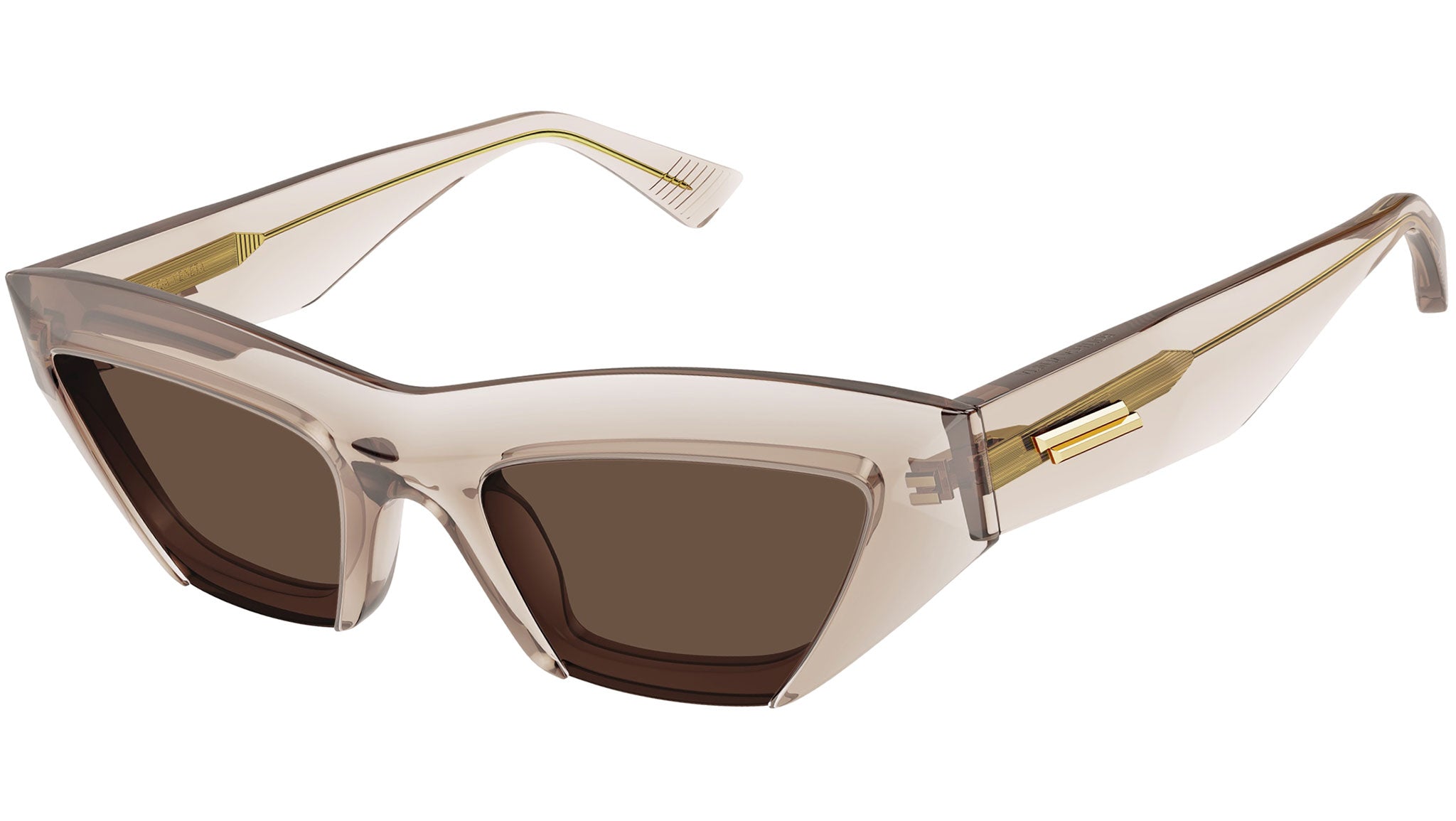 Occhiali da sole BOTTEGA VENETA BV1219S Shiny transparent nude