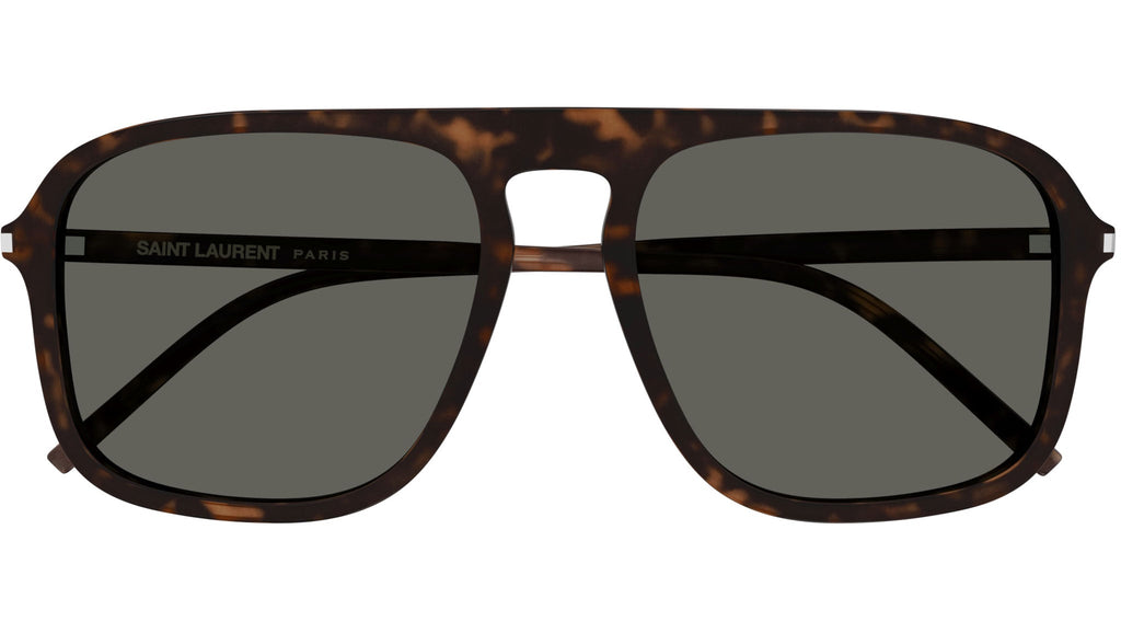 Occhiali da sole SAINT LAURENT SL590 Shiny dark havana