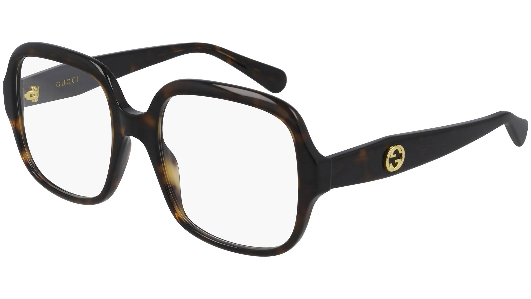 Occhiali da vista GUCCI GG0799O Shiny dark havana