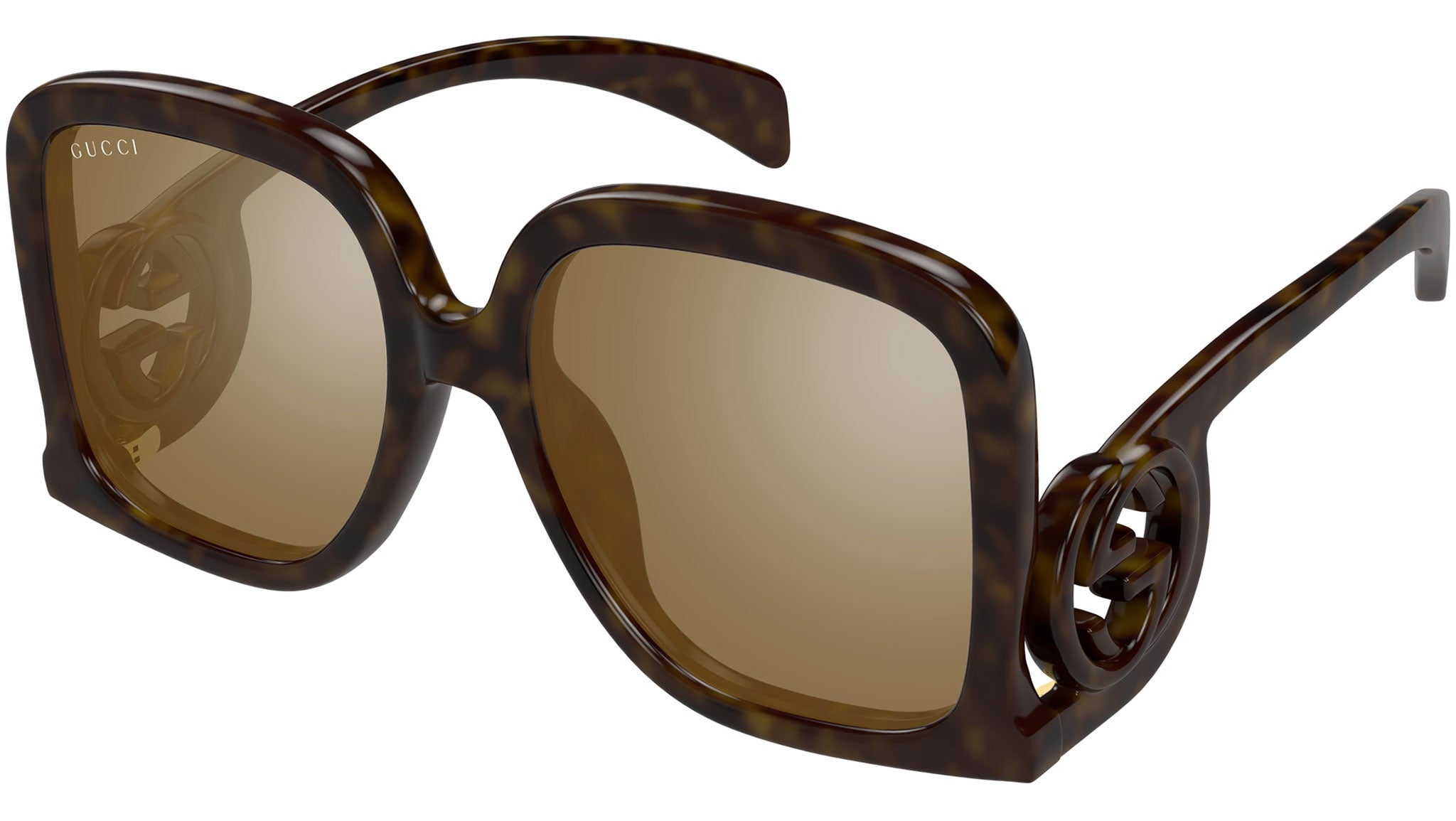 Occhiali da sole GUCCI GG1326S Shiny dark havana