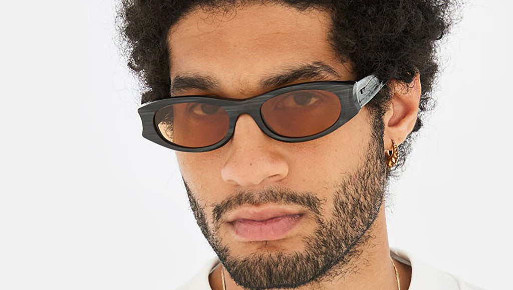 Occhiali RETROSUPERFUTURE Razzo Striped black fiammato