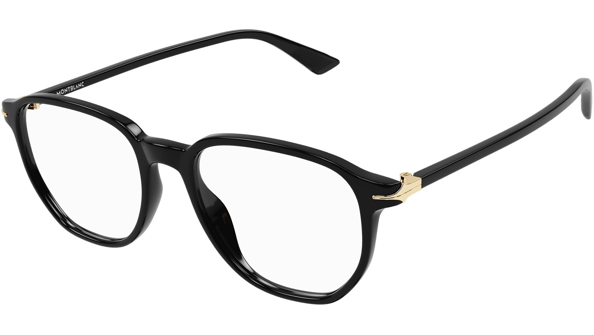 Occhiali da vista MONTBLANC MB0366O Shiny solid black
