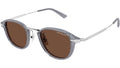 Occhiali da sole MONTBLANC MB0336S Shiny transparent grey