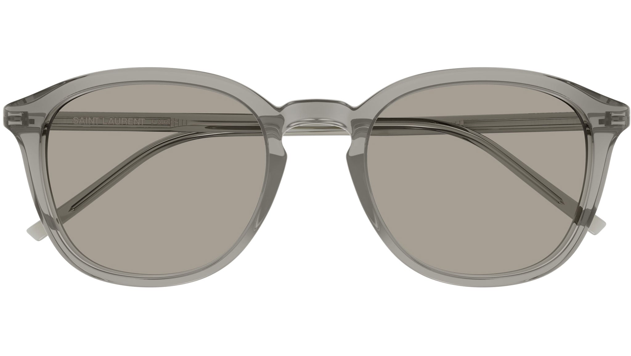 Occhiali da sole SAINT LAURENT SL782/K Shiny transparent taupe