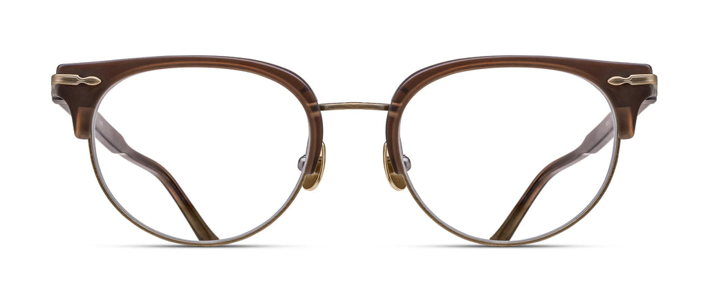 Occhiali da vista MATSUDA M2061 Matte Taupe - Antique Gold