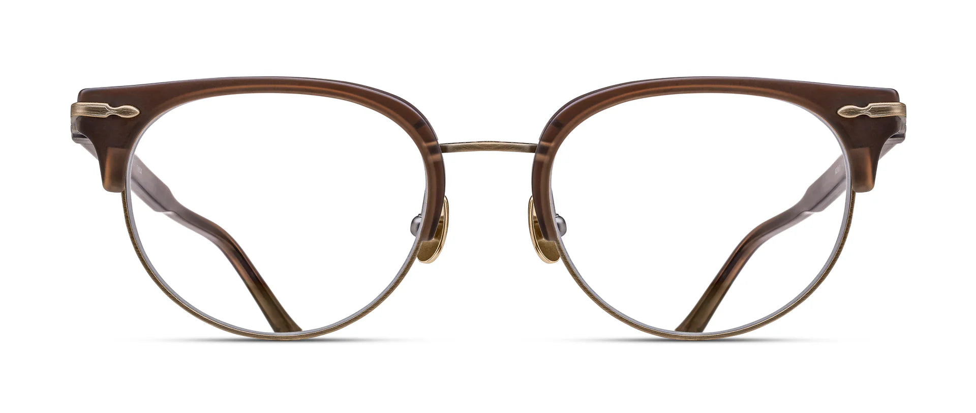 Occhiali da vista MATSUDA M2061 Matte Taupe - Antique Gold