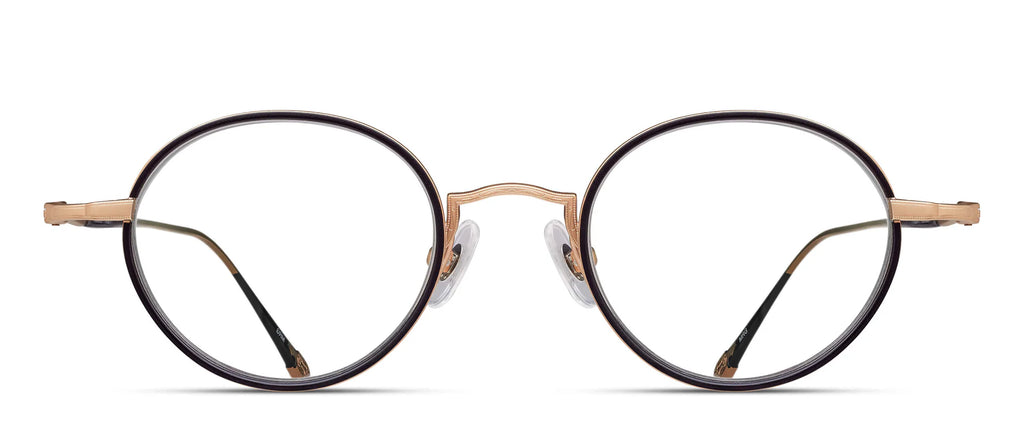 Occhiali da vista MATSUDA 10189H-I Matte Rose Gold - Matte Black