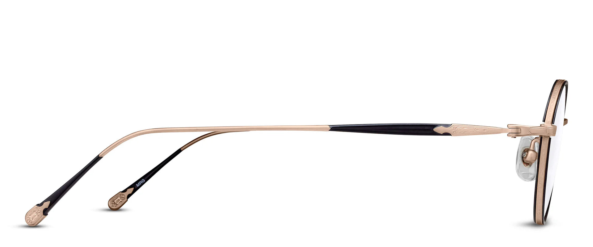 Occhiali da vista MATSUDA 10189H-I Matte Rose Gold - Matte Black