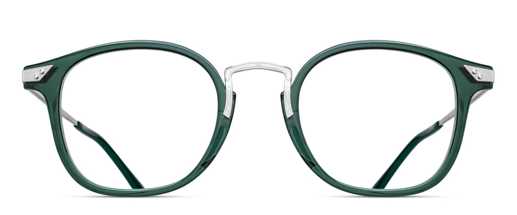 Occhiali da vista MATSUDA 2808H Brushed Silver - Bottle Green