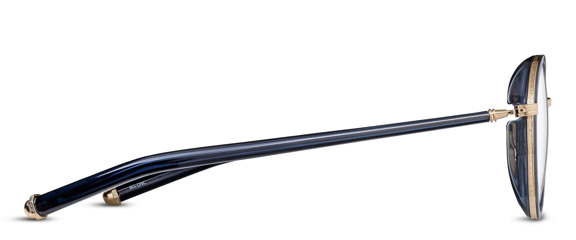 Occhiali da vista MATSUDA M3134 Brushed Gold - Dark Navy Crystal