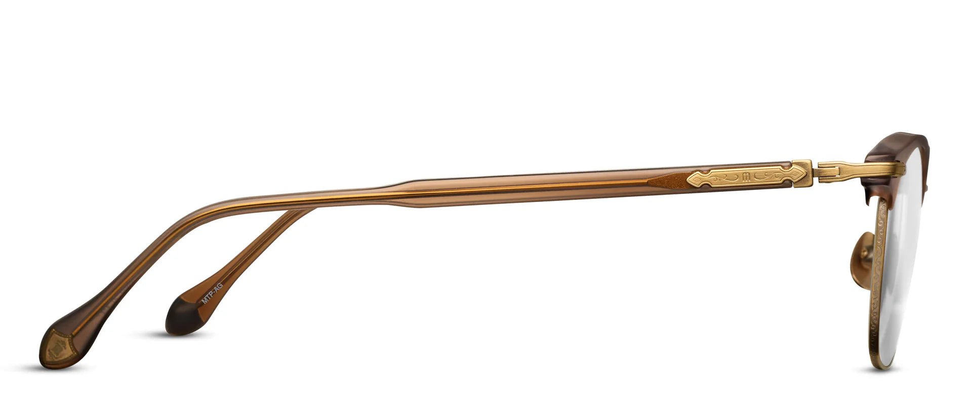 Occhiali da vista MATSUDA M2048 Matte Taupe - Antique Gold