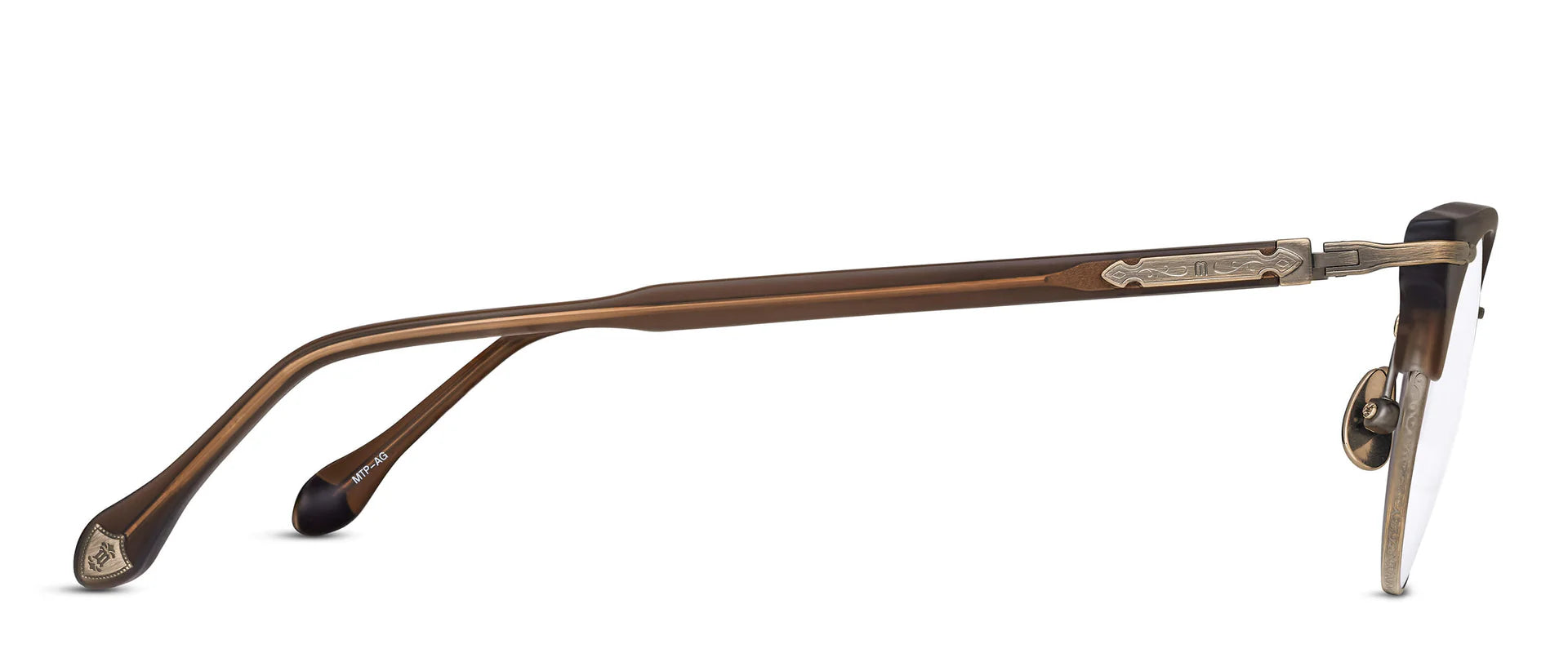 Occhiali da vista MATSUDA M2061 Matte Taupe - Antique Gold