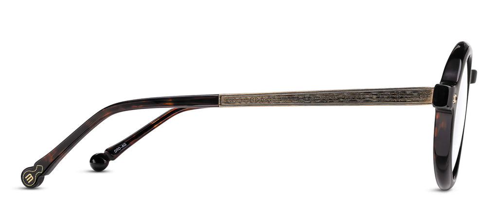 Occhiali da vista MATSUDA M2067 Dark Tortoise - Antique Gold