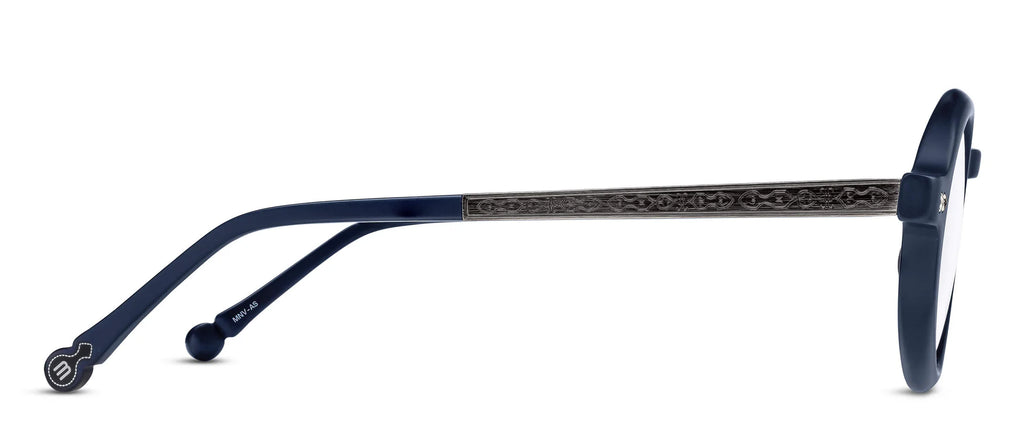 Occhiali da vista MATSUDA M2067 Matte Navy - Antique Silver