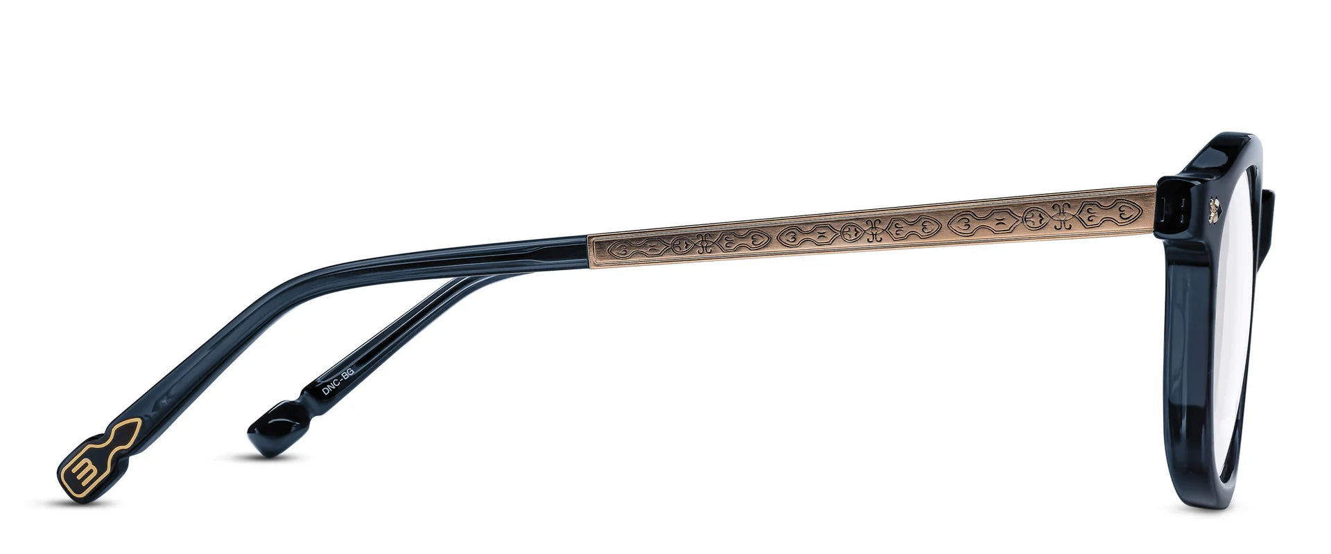 Occhiali da vista MATSUDA M2068 Dark Navy Crystal - Brushed Gold