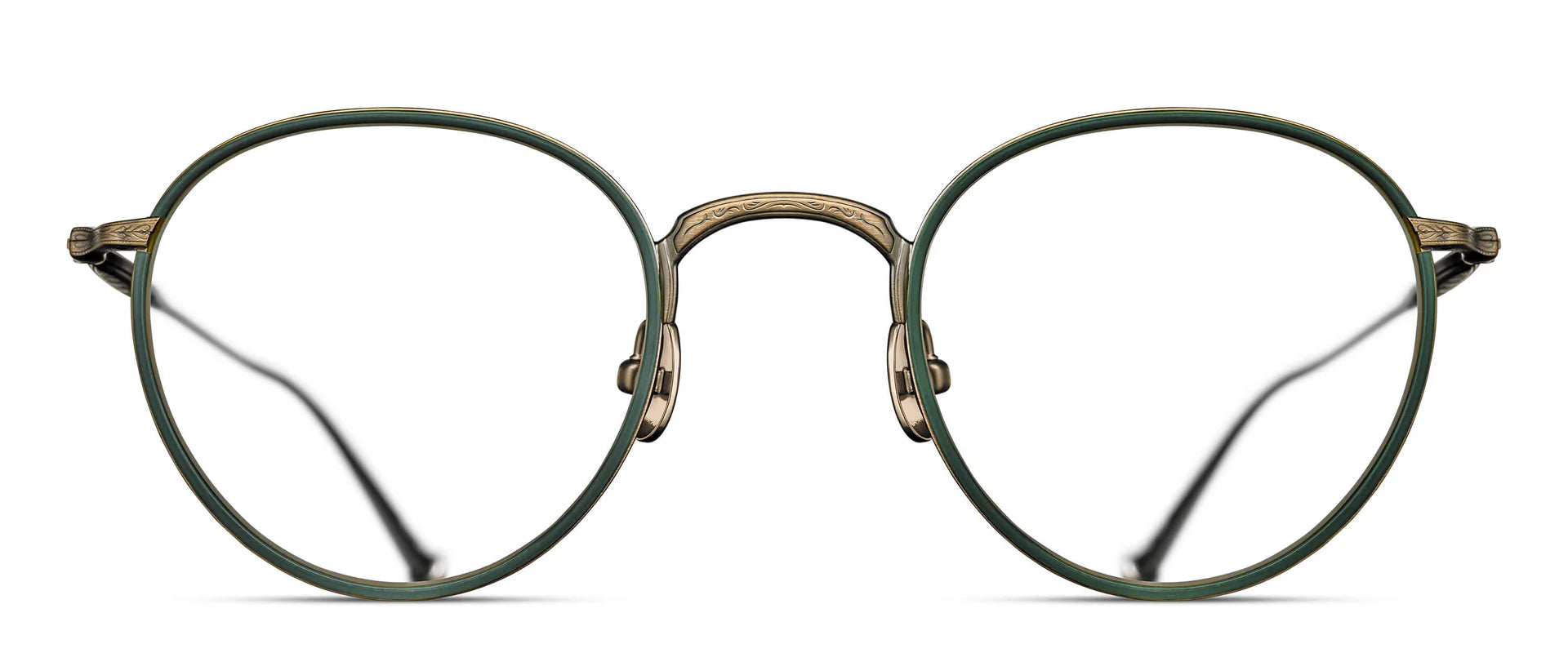 Occhiali da vista MATSUDA M3085-I Antique Gold - Bottle Green