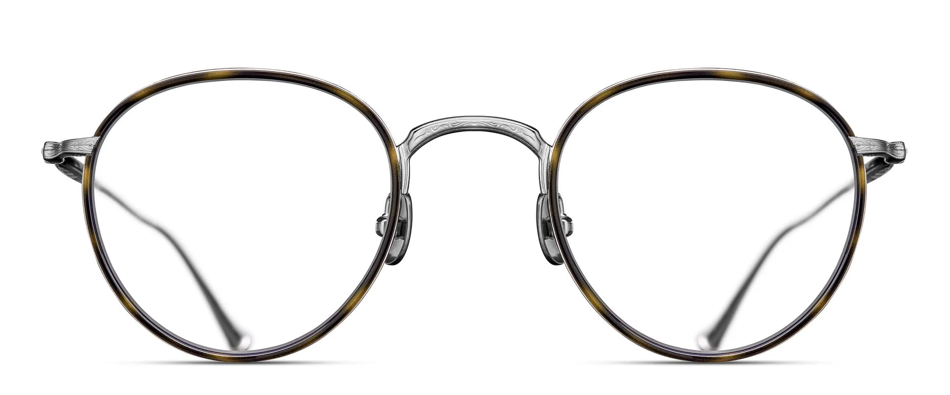 Occhiali da vista MATSUDA M3085-I Brushed Silver - Khaki Tortoise