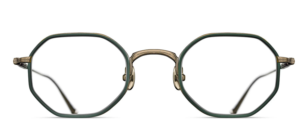 Occhiali da vista MATSUDA M3086-I Antique Gold - Bottle Green