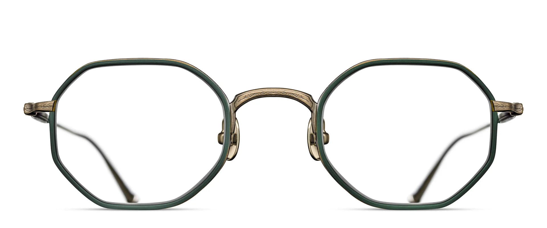 Occhiali da vista MATSUDA M3086-I Antique Gold - Bottle Green