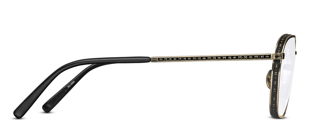 Occhiali da vista MATSUDA M3101 Brushed Gold - Matte Black