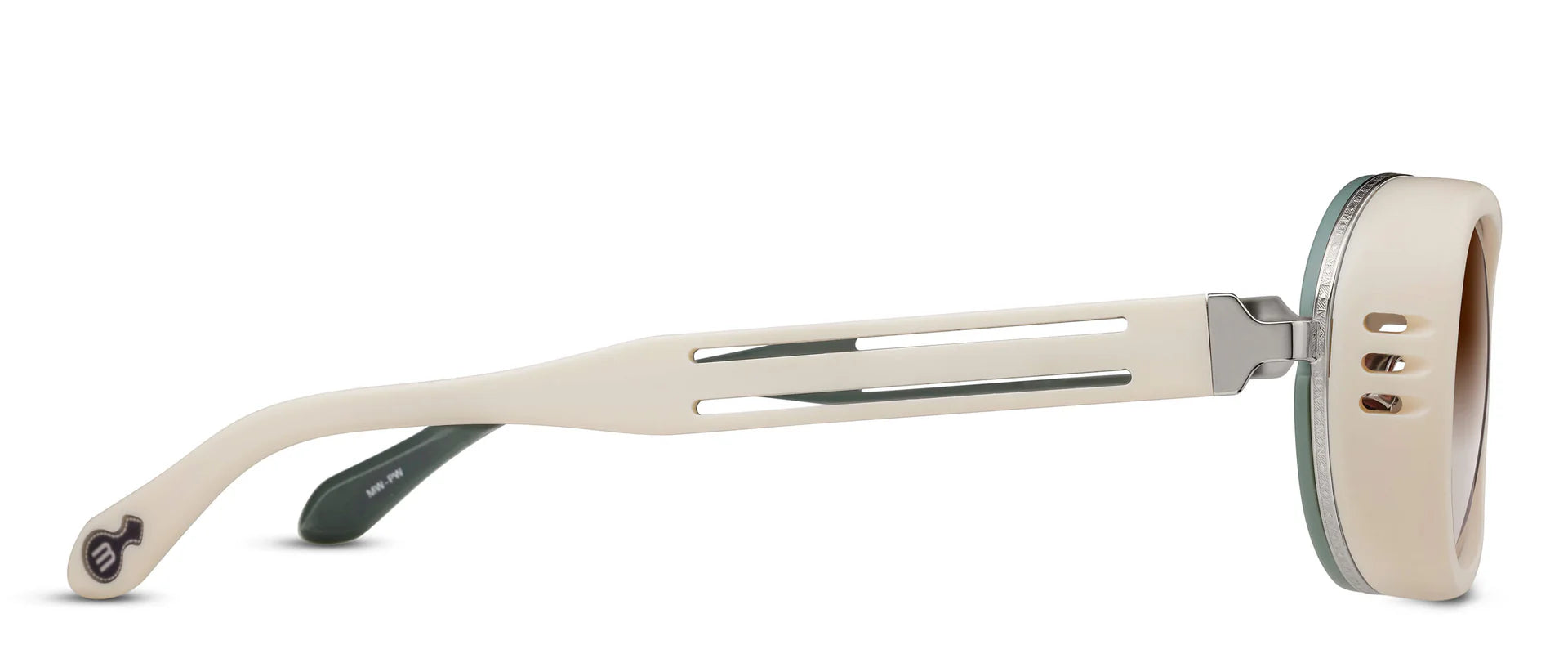Occhiali da sole MATSUDA 10616H Milk White - Palladium White