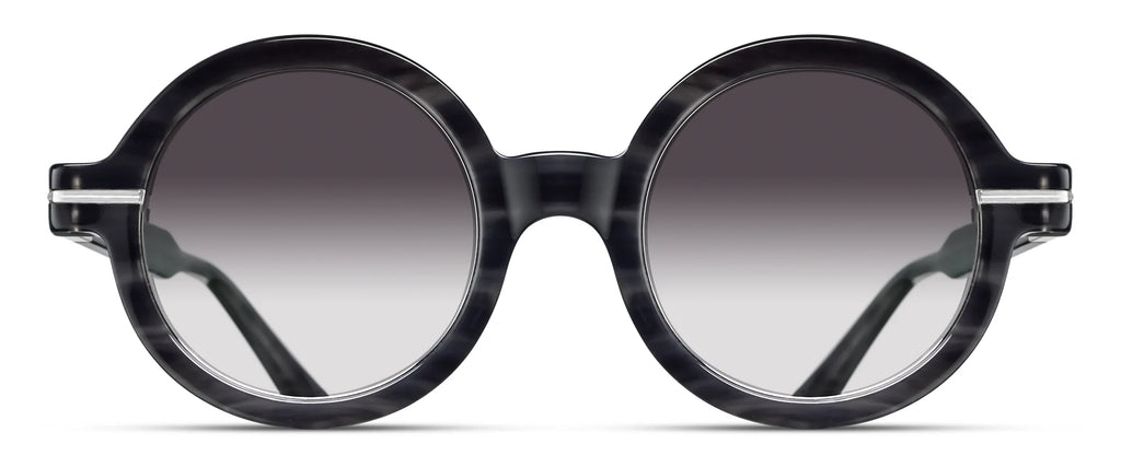 Occhiali da sole MATSUDA M2059 Black Stripe - Brushed Silver