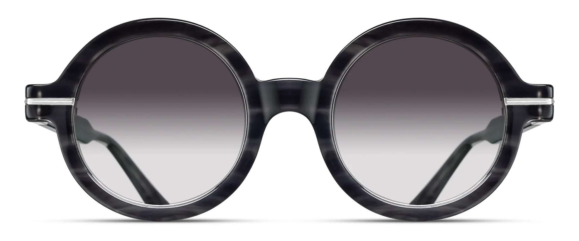 Occhiali da sole MATSUDA M2059 Black Stripe - Brushed Silver