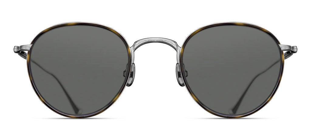 Occhiali da sole MATSUDA M3085-I Brushed Silver - Khaki Tortoise