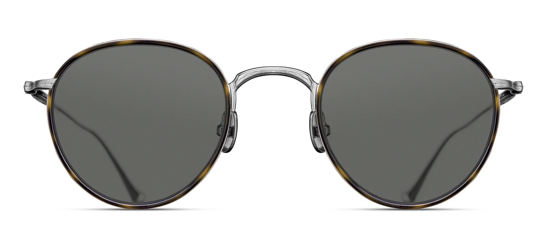 Occhiali da sole MATSUDA M3085-I Brushed Silver - Khaki Tortoise