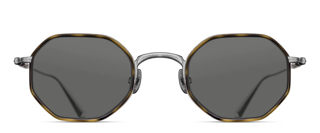 Occhiali da sole MATSUDA M3086-I Brushed Silver - Khaki Tortoise