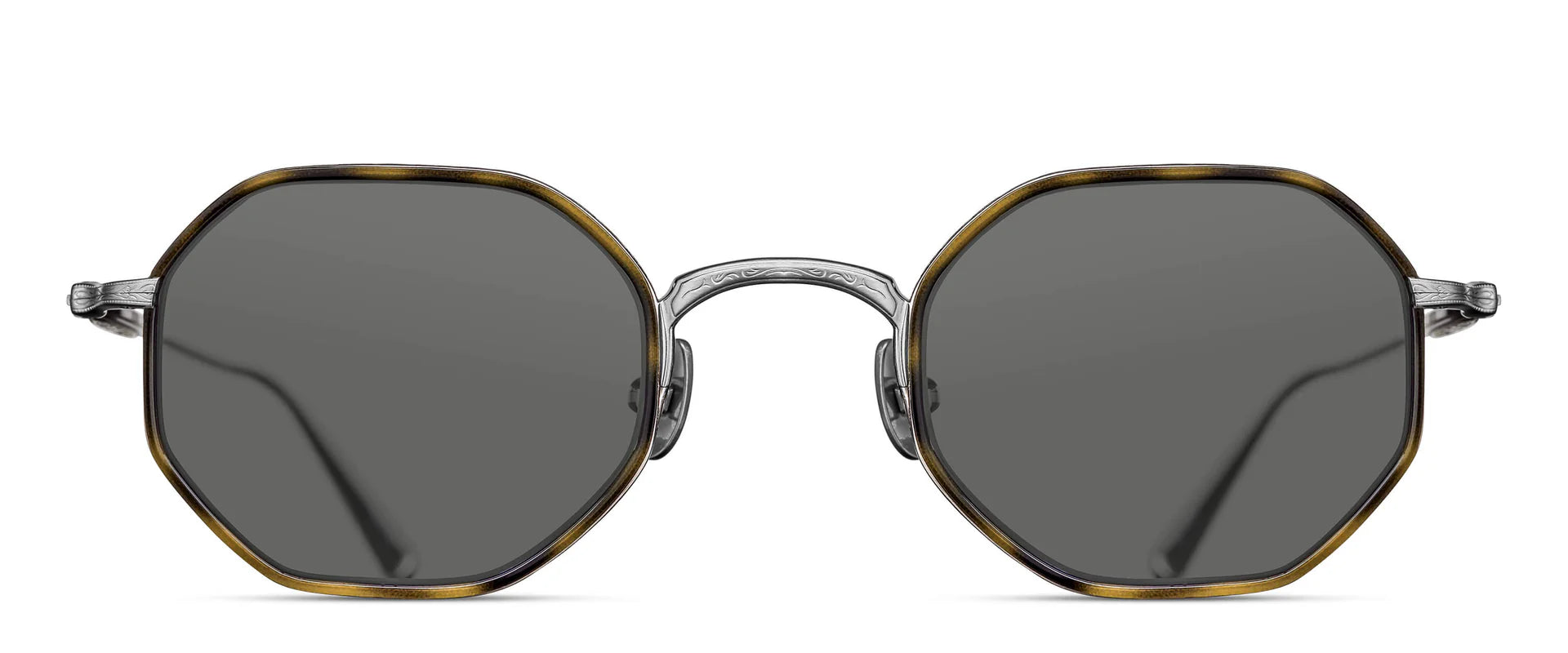 Occhiali da sole MATSUDA M3086-I Brushed Silver - Khaki Tortoise